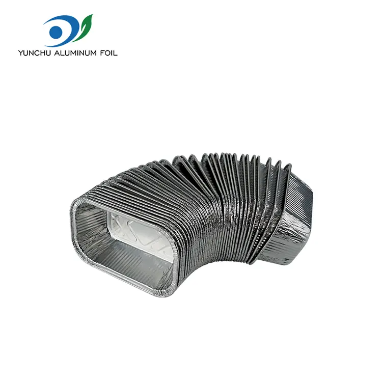 Square Air Fryer Catering Srebrny aluminiowy pojemniki