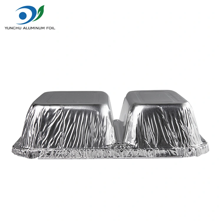 Komora jednorazowe srebrne pojemniki na folii fast food