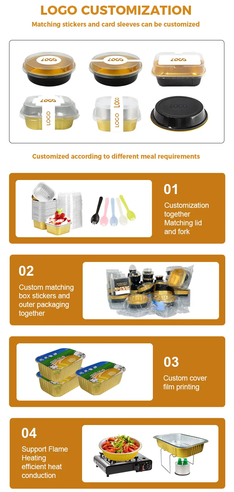 Square cake baking Silver Aluminum Foil Containerss