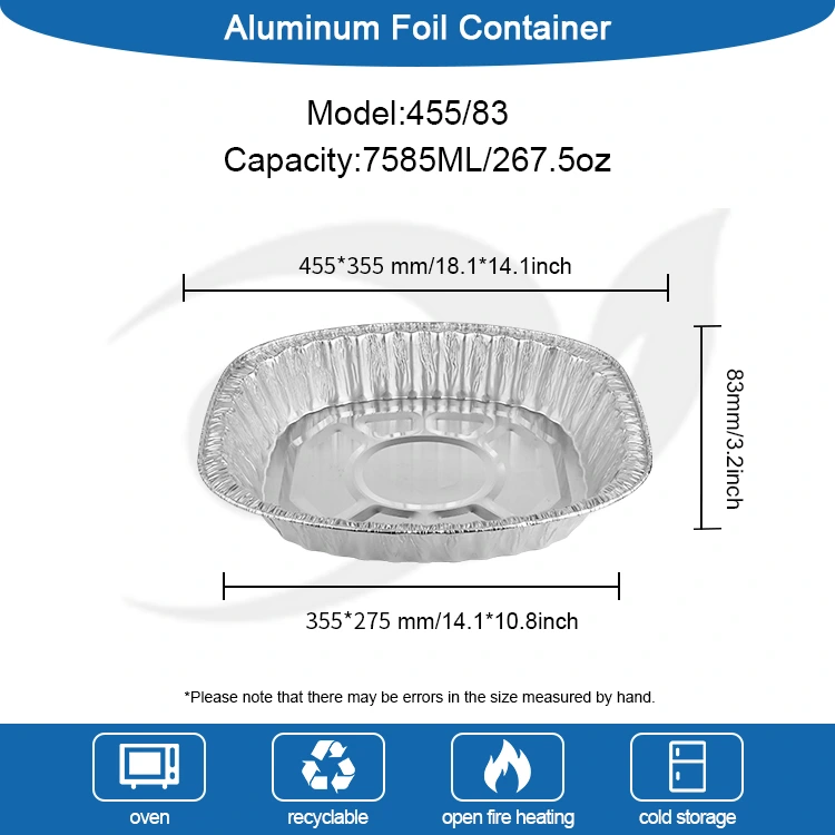 Grillowany kurczak z grillem z grilddle srebrny aluminiowy pojemniki