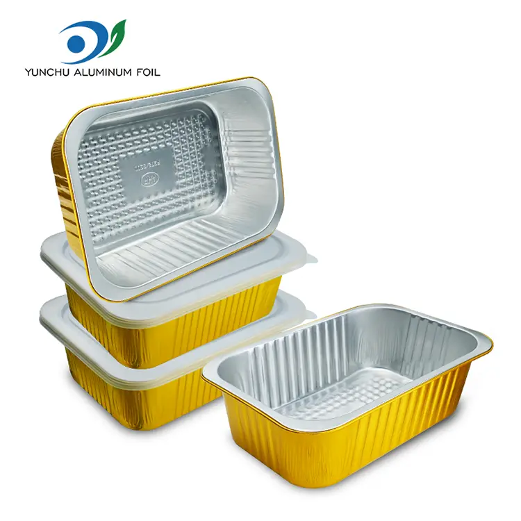 Ładunki z dużą pojemnością złotych aluminiowych pojemniki na folii