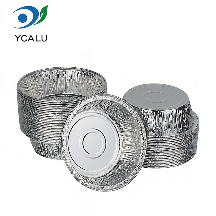 Jednorazowa frytkownica powietrzna do grillowania, srebrne pojemniki na żywność z folii aluminiowej