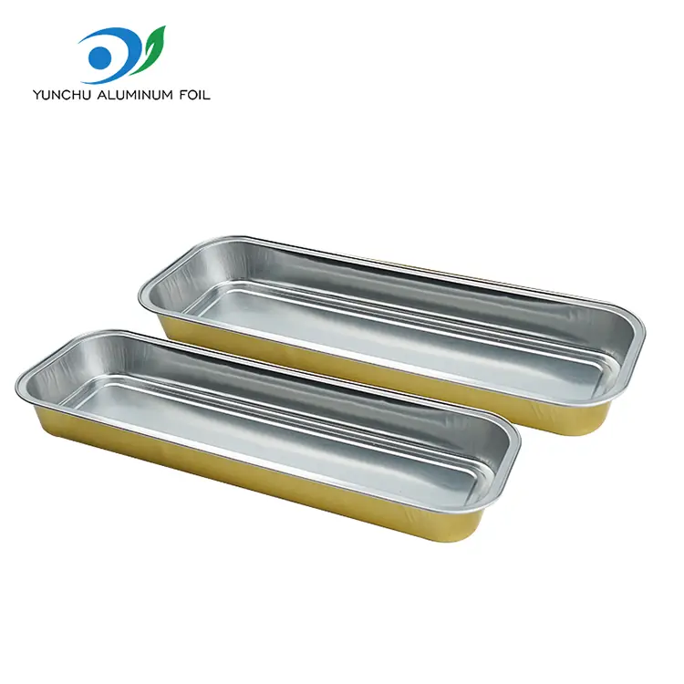 Prostokątne pojemniki na aluminiowe folii do chleba