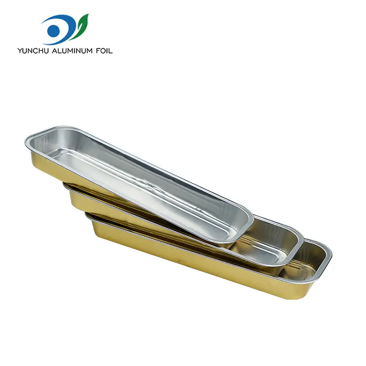 Prostokątne pojemniki na aluminiowe folii do chleba