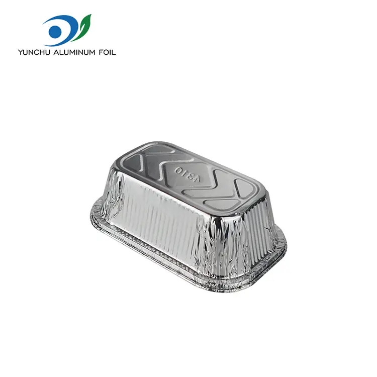 Square Cake Baking Srebrne pojemniki z folii aluminiowej