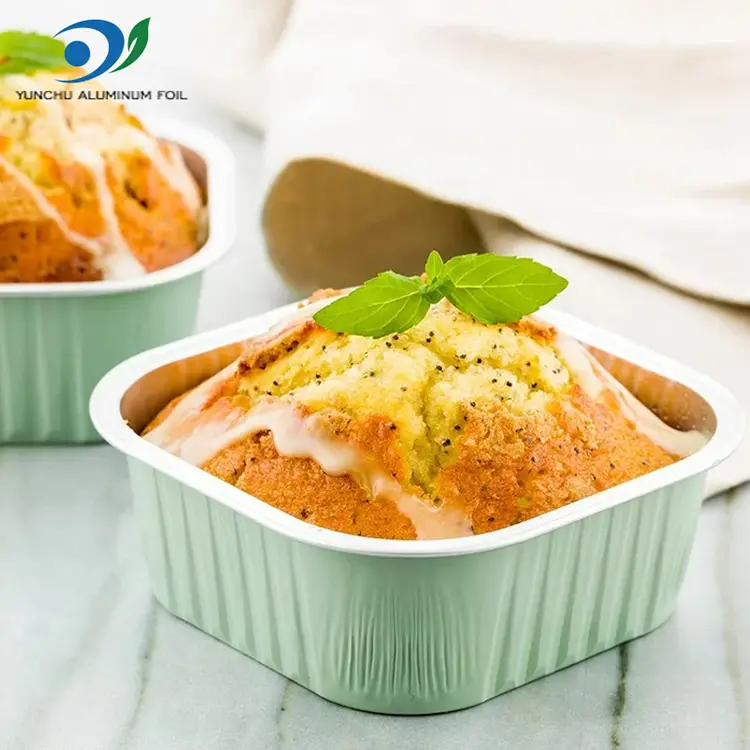 Kwadratowe pojemniki na aluminium gotźnia aluminiowe